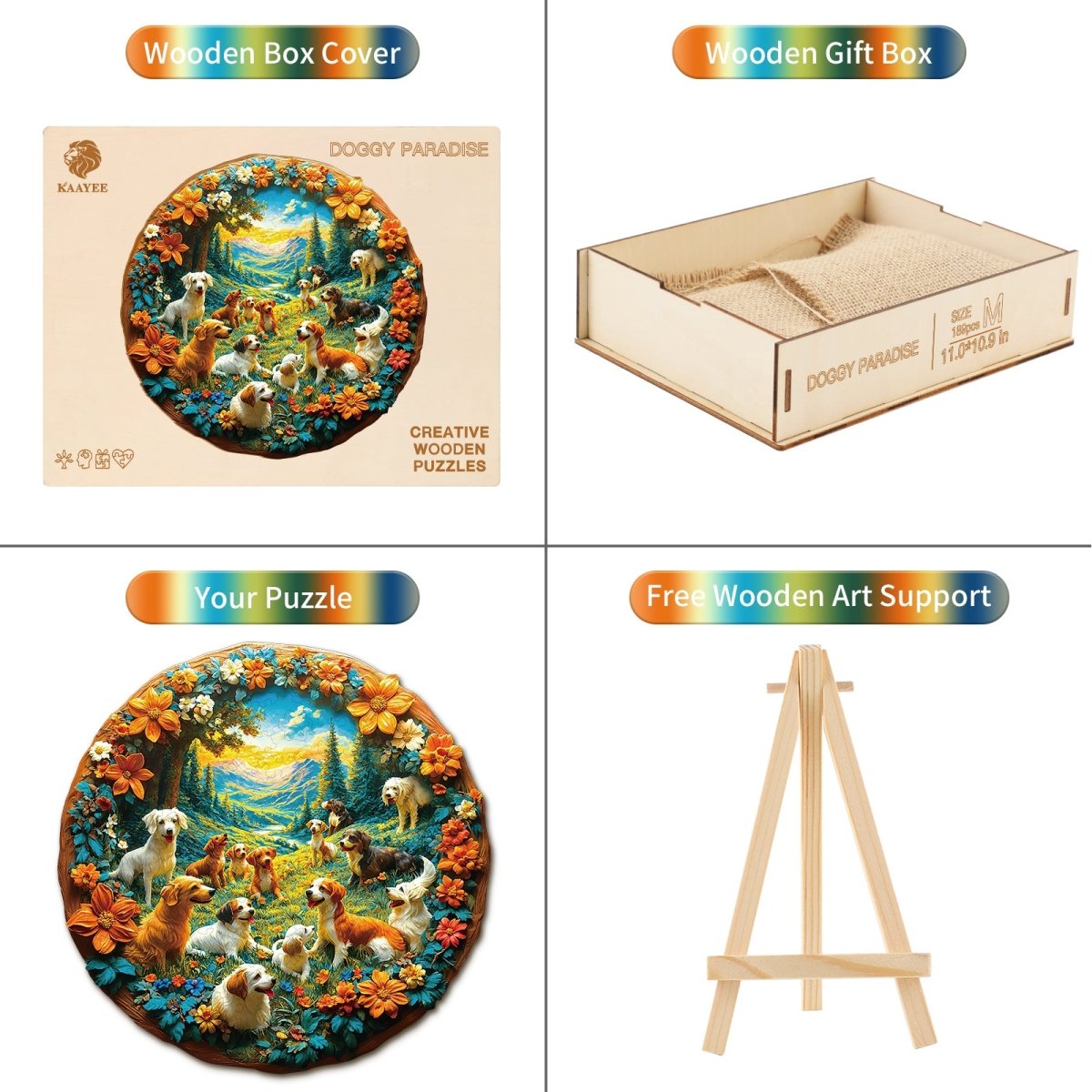 kaayee-wooden-puzzle-doggy-paradise-holzpuzzle-medium image 5