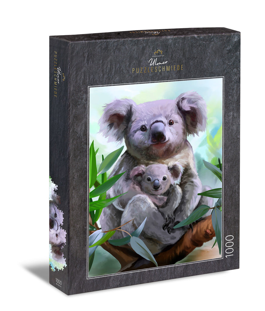 ulmer-puzzleschmiede-geborgenheit-puzzle-1000-teile-koala image 1