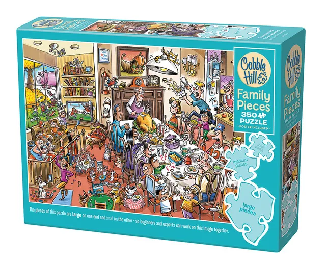 cobble-hill-family-pieces-350-thanksgiving-togetherness-puzzle-350-teile image 1