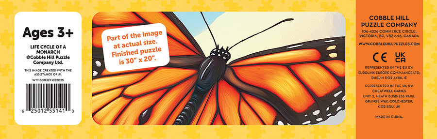 cobble-hill-floor-puzzles-life-cycle-monarch-puzzle-35-teile image 8