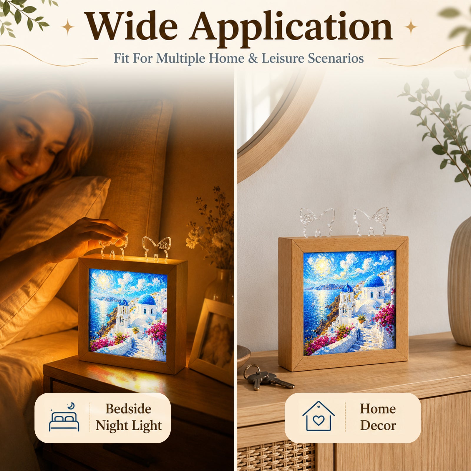 kaayee-night-light-santorini-sunlight-nachtlicht-holzrahmen image 3