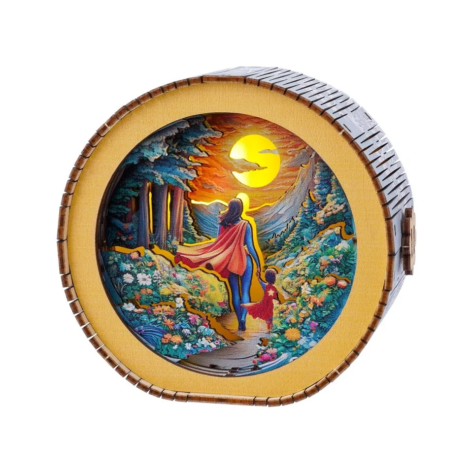 kaayee-night-light-mutter-kind-holz-nachtlicht image 1