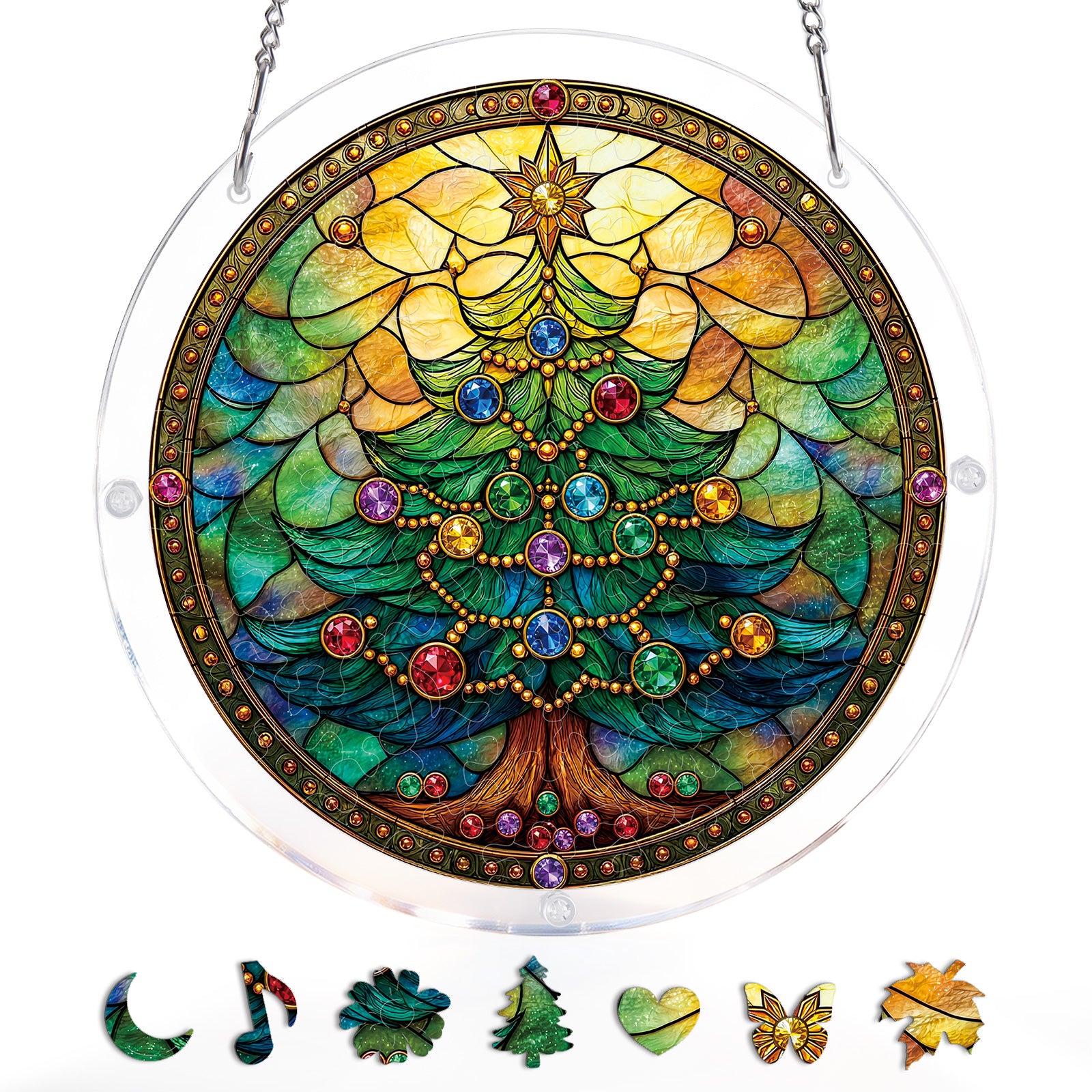 kaayee-jeweled-christmas-tree-suncatcher-fensterbild-small image 3