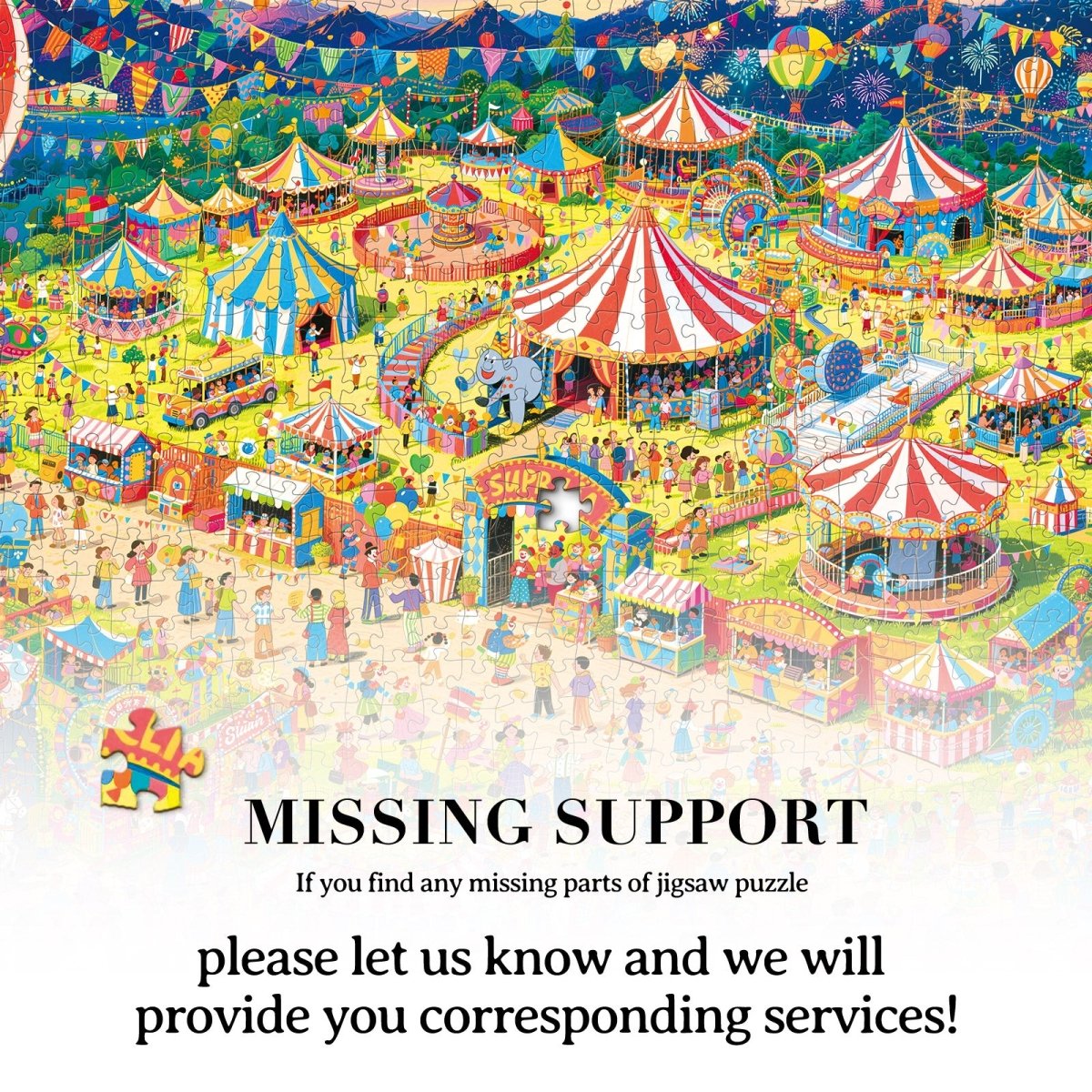 kaayee-starlit-circus-1000-teile-puzzle-standard-zirkusmotiv image 7