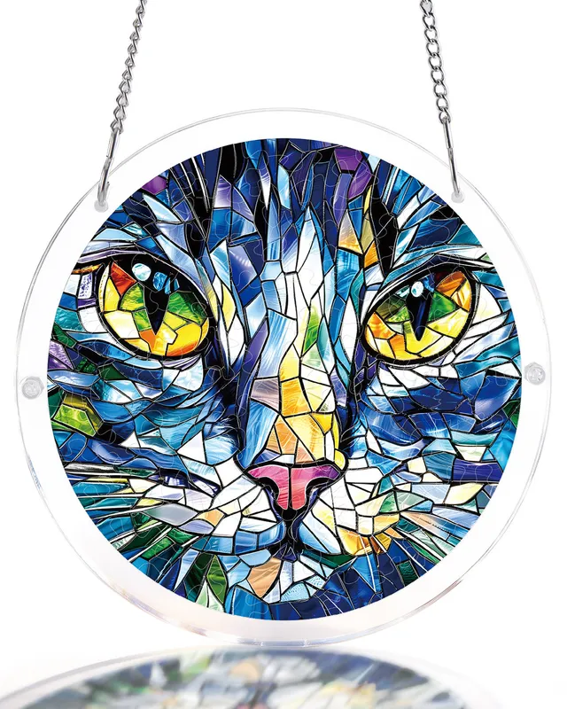 kaayee-mosaic-cat-suncatcher-fensterbild-medium-katze image 1