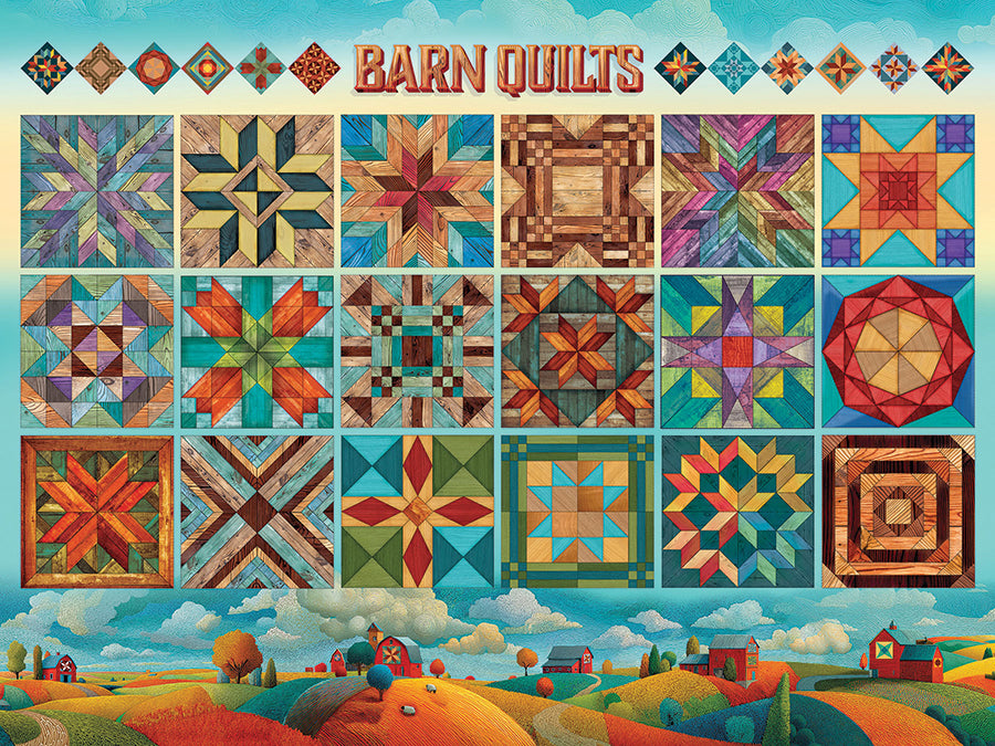 cobble-hill-easy-handling-barn-quilts-puzzle-275teile-hof image 2