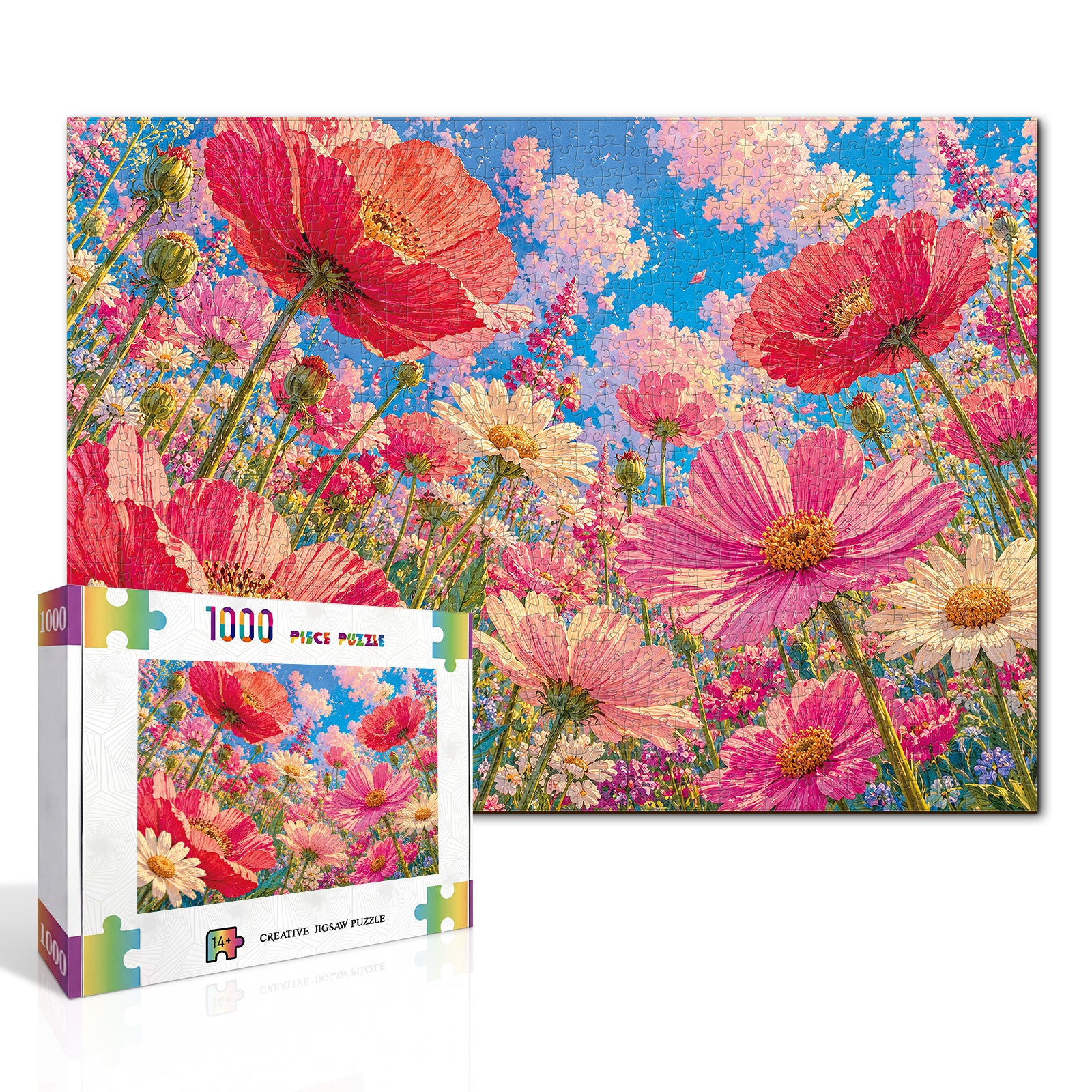 kaayee-summer-bloom-garden-puzzle-1000-teile-blumen image 2