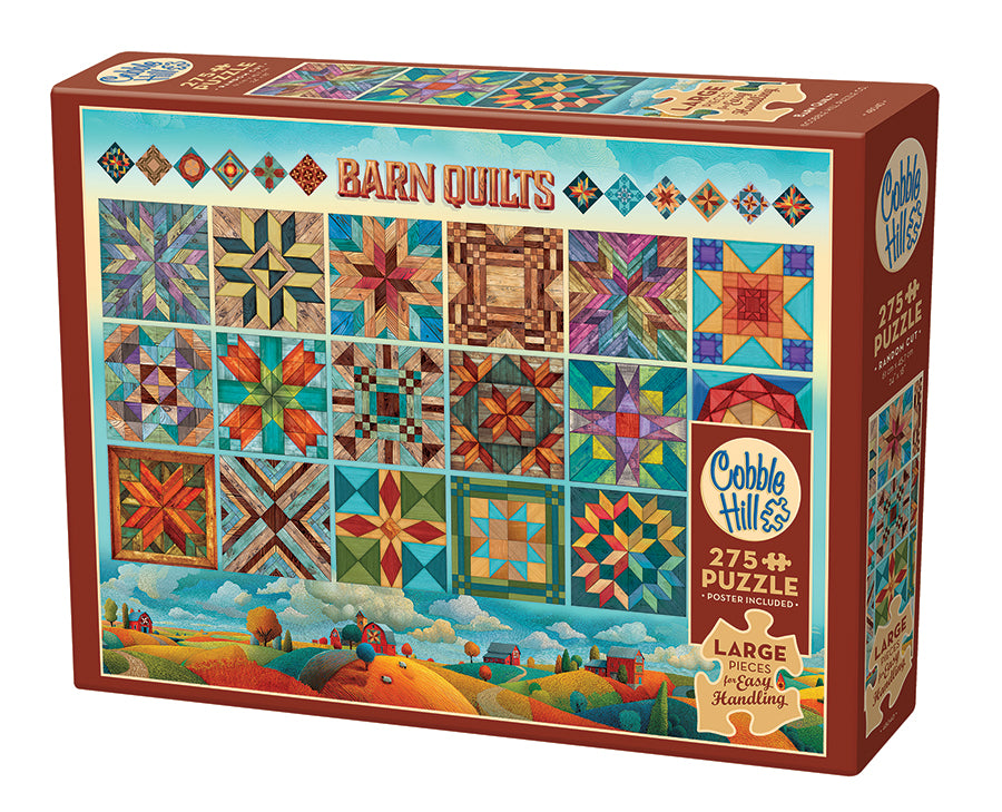 cobble-hill-easy-handling-barn-quilts-puzzle-275teile-hof image 1