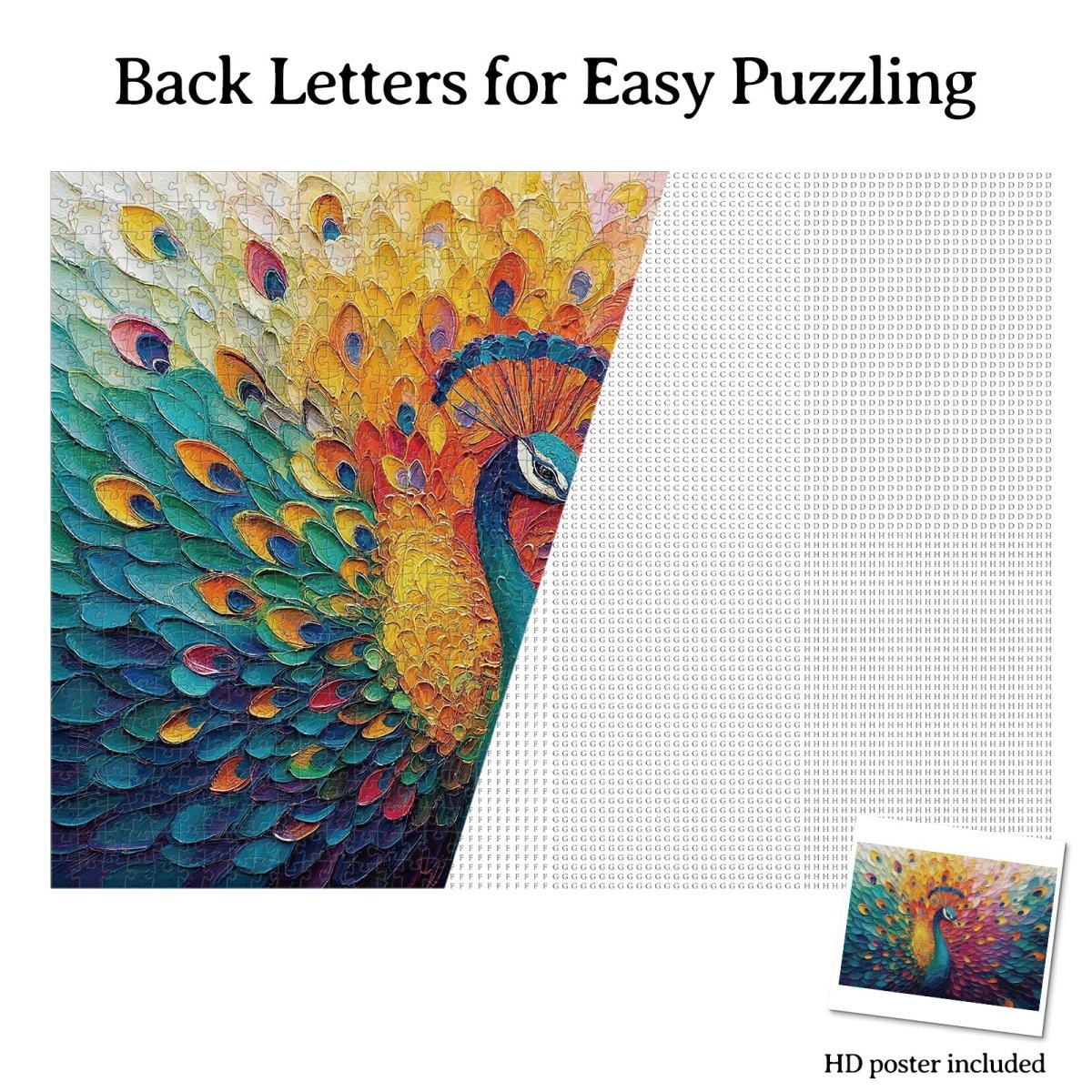 kaayee-cardboard-puzzle-pfau-1000-teile-kartonpuzzle image 8
