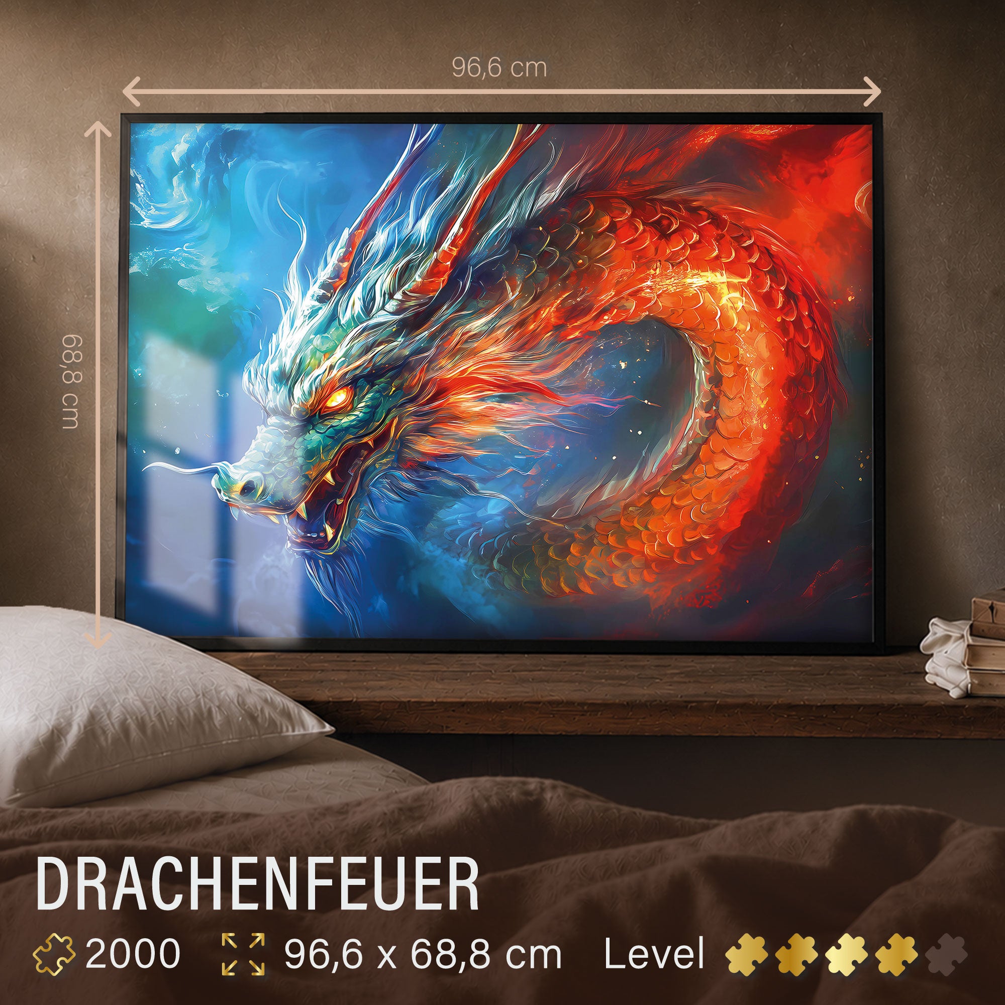ulmer-puzzleschmiede-drachenfeuer-puzzle-2000-teile-drache image 3