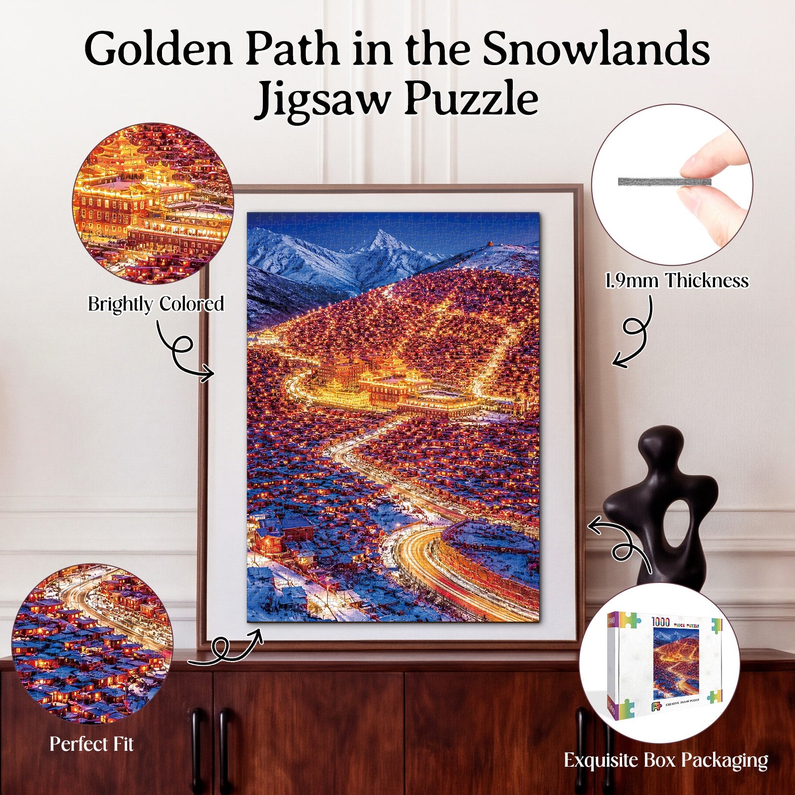 kaayee-golden-path-puzzle-1000-teile-eco-white-board-winter image 3