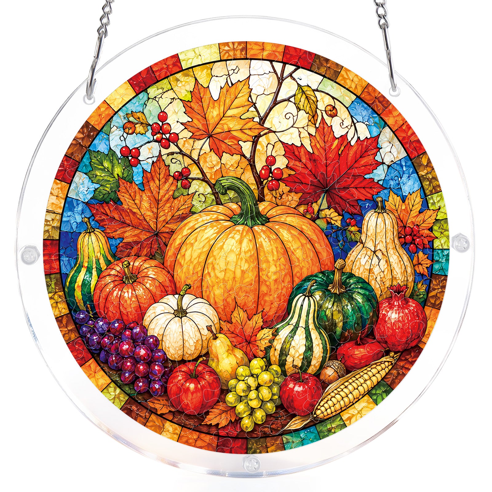 kaayee-suncatcher-puzzle-autumn-harvest-feast-small-18-8-cm image 7