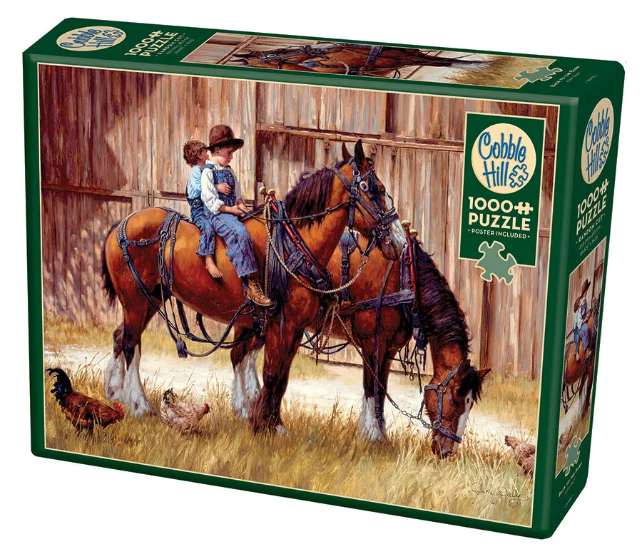 cobble-hill-1000-piece-back-to-the-barn-puzzle-1000-teile-bauernhof image 1