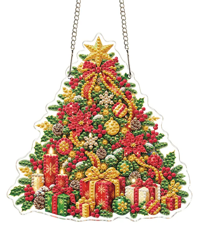 kaayee-suncatcher-puzzle-christmas-tree-fensterbild-20-cm image 1