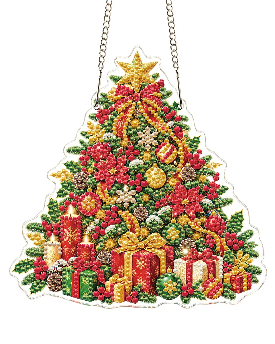 kaayee-suncatcher-puzzle-christmas-tree-fensterbild-20-cm image 1