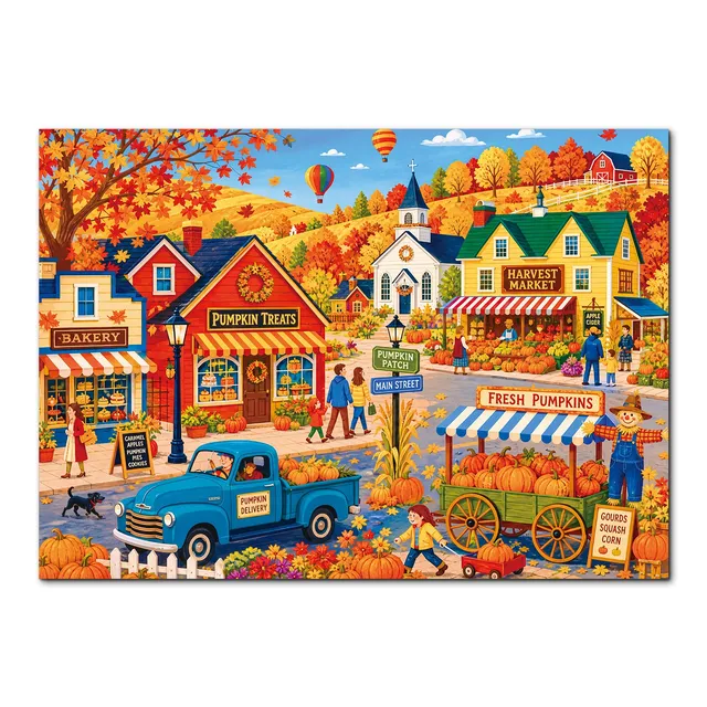 kaayee-cardboard-puzzle-autumn-harvest-puzzle-1000-teile-standard image 1
