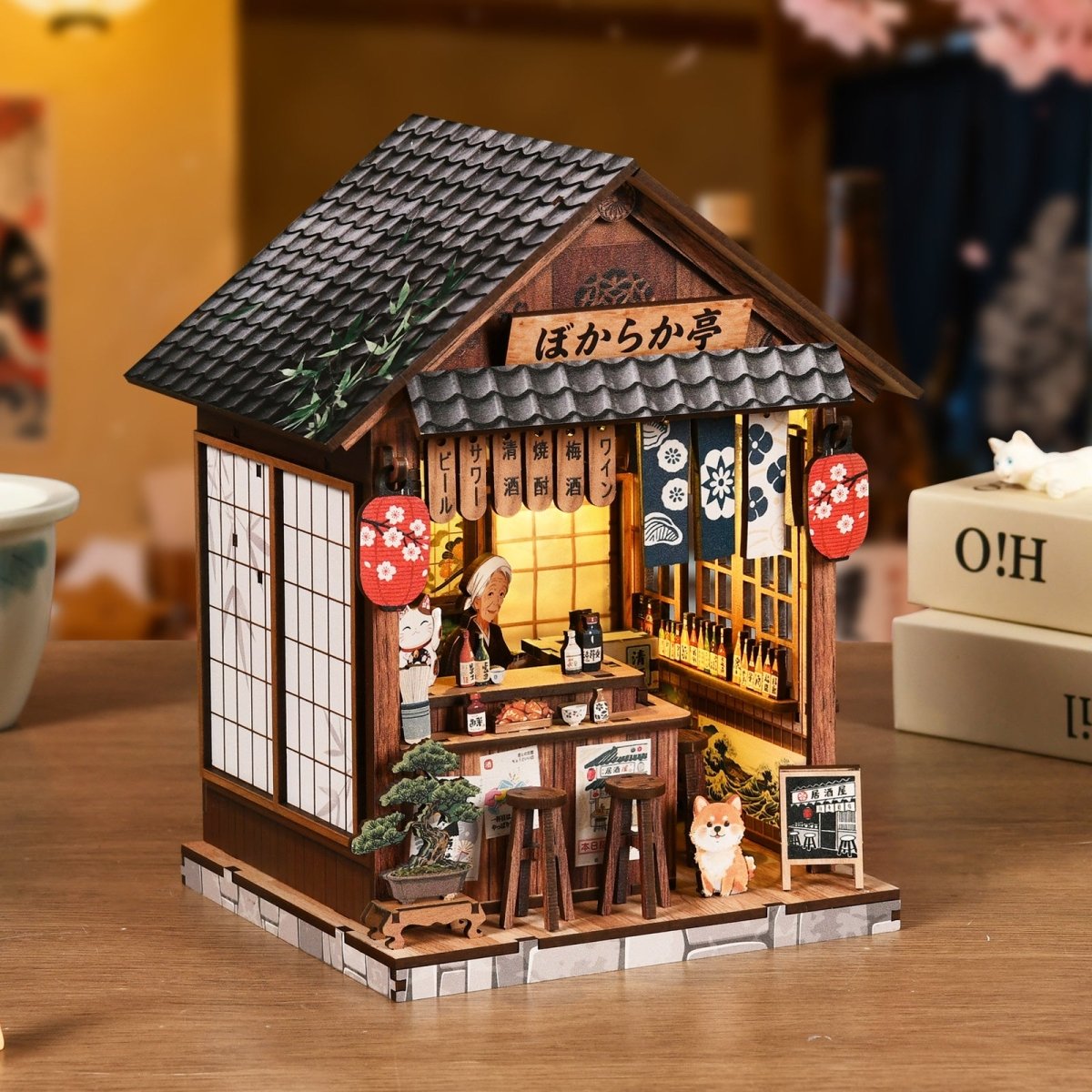 kaayee-miniature-house-mellow-pub-diy-miniaturhaus-holz image 3