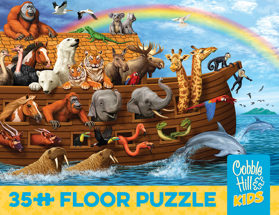 cobble-hill-floor-puzzles-noah-s-ark-bodenpuzzle-35-teile-arche-noah image 3