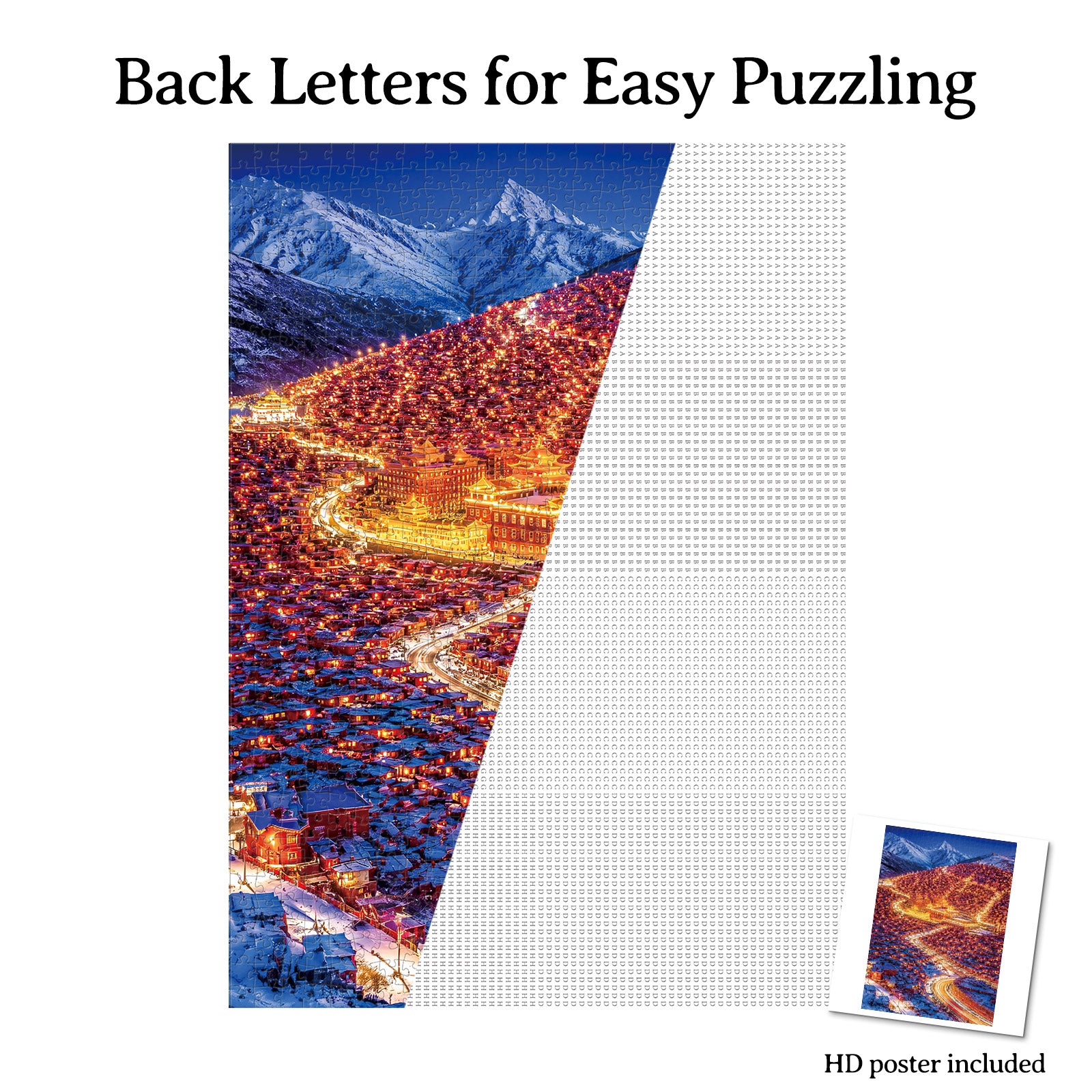 kaayee-golden-path-puzzle-1000-teile-eco-white-board-winter image 8