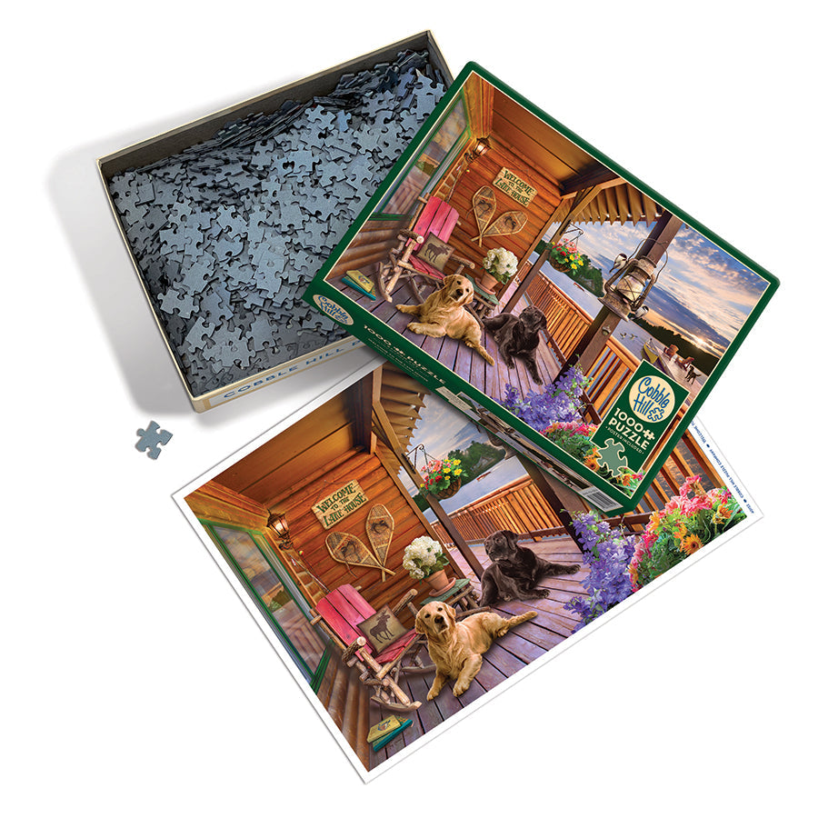 cobble-hill-welcome-to-the-lake-house-1000-teile-puzzle image 3