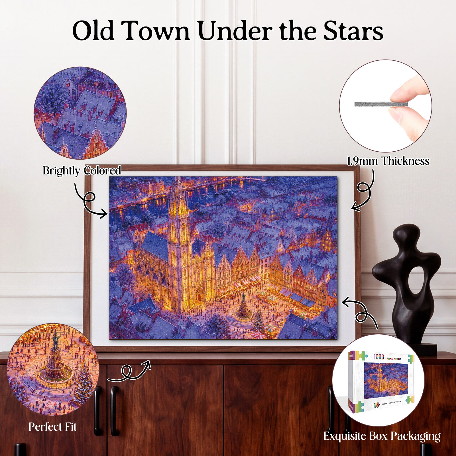 kaayee-cardboard-puzzle-old-town-stars-1000-teile-eco image 3