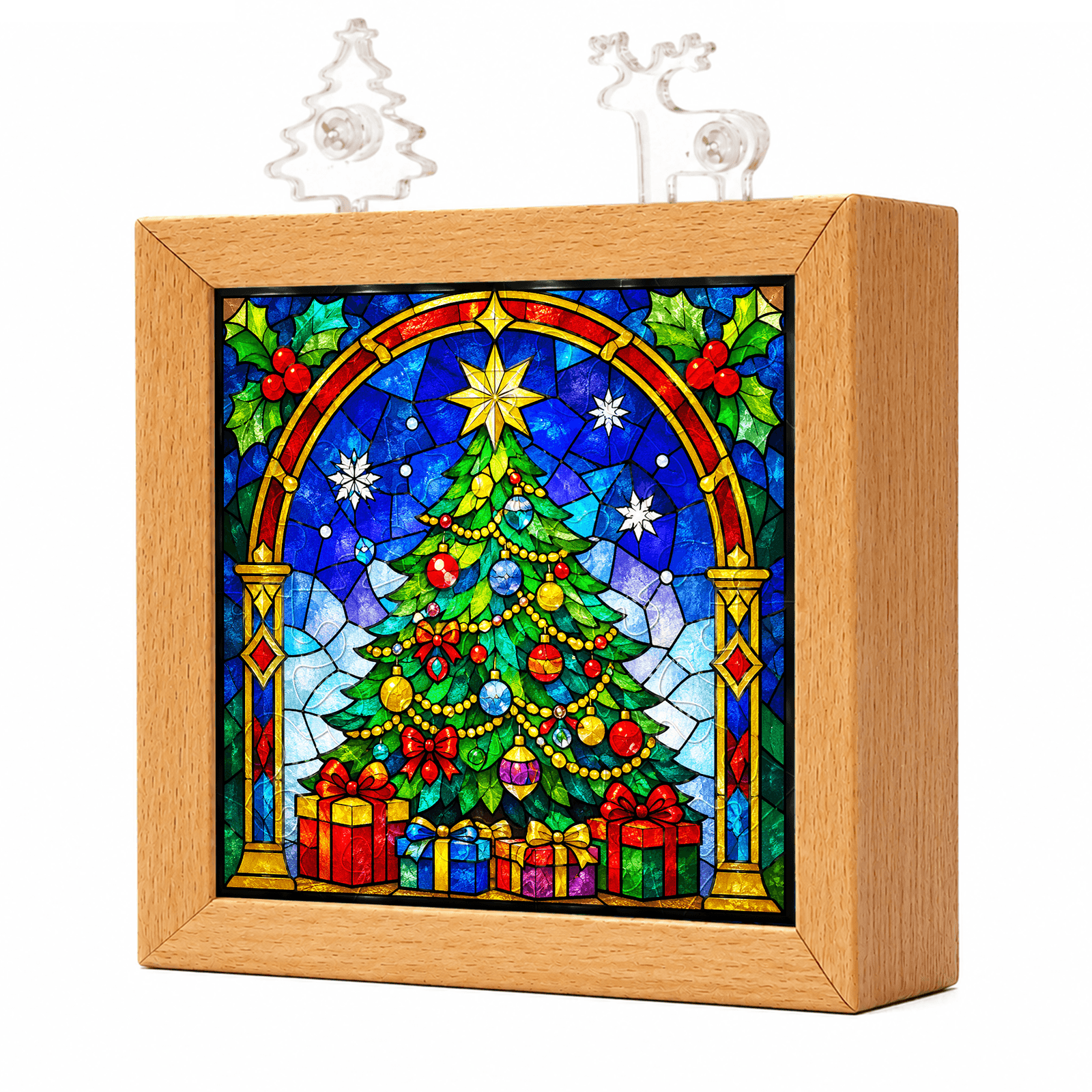 kaayee-night-light-christmas-tree-glow-puzzle-nachtlicht-holz image 1