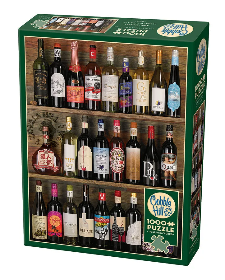 cobble-hill-wine-alphabet-puzzle-1000-teile-weinetiketten image 1