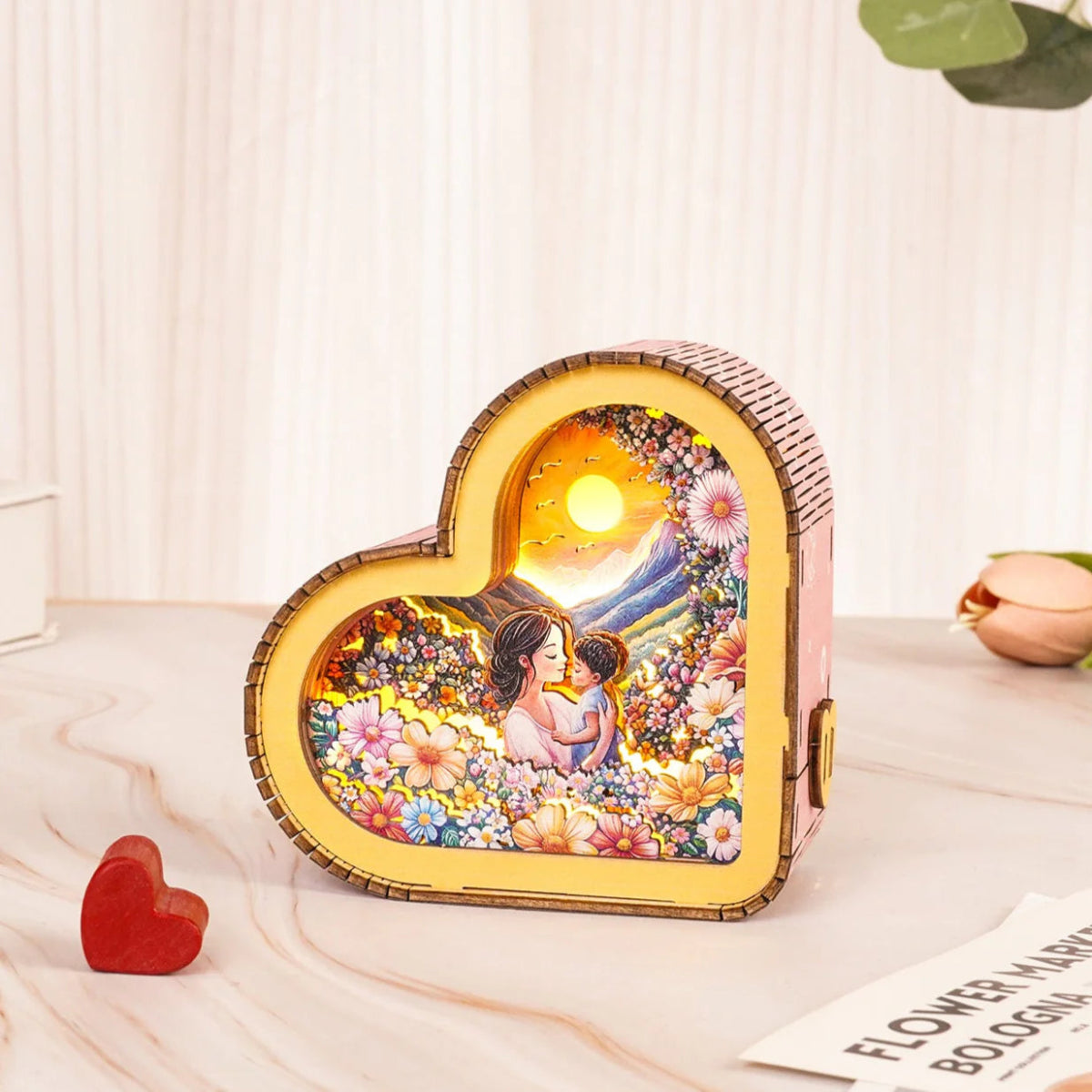 kaayee-night-light-moment-of-mother-love-nachtlicht-holzbausatz image 2