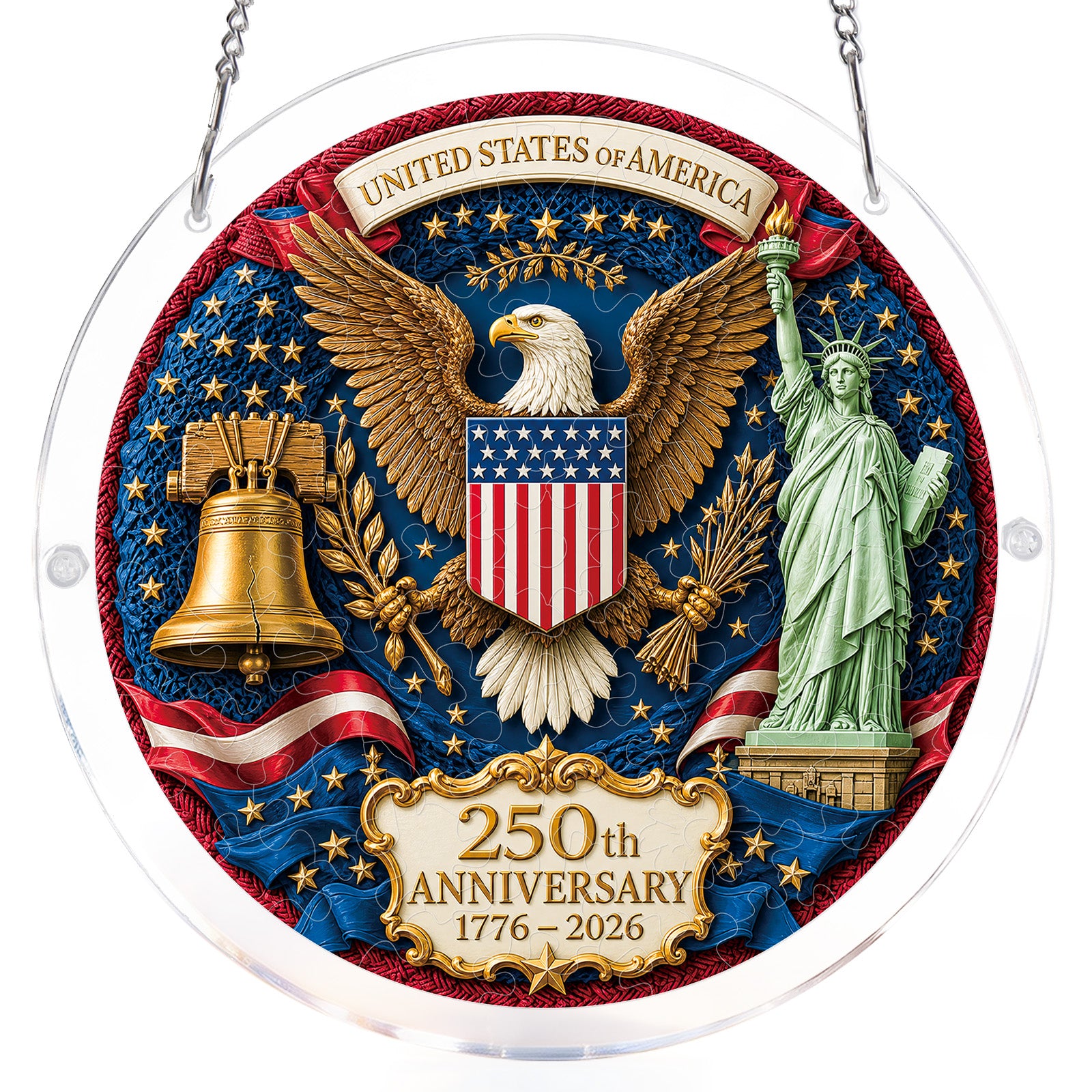 kaayee-suncatcher-puzzle-glory-of-america-fensterbild-20-8-cm image 7