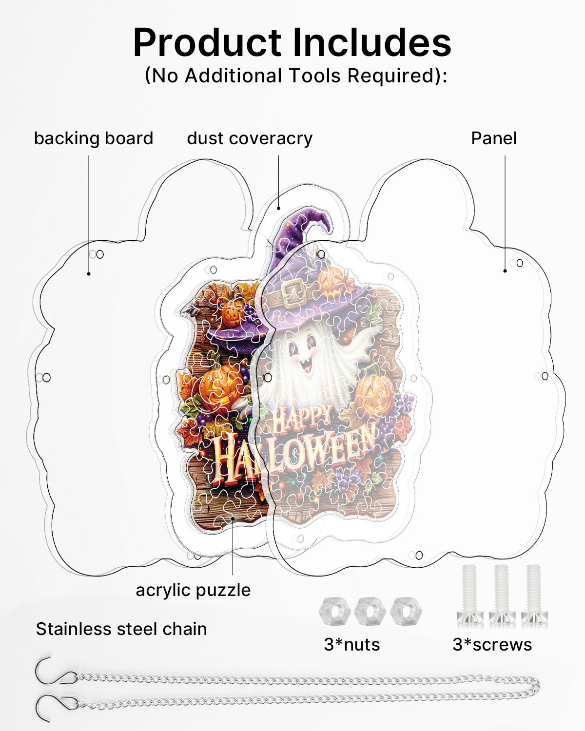 kaayee-suncatcher-puzzle-halloween-ghost-fensterbild-klein image 6