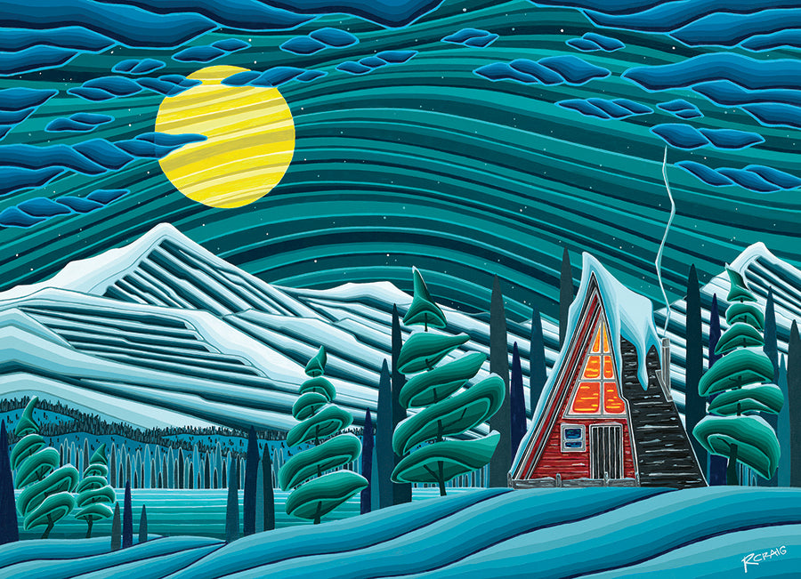 cobble-hill-1000-piece-winter-tranquility-puzzle-1000-teile-winter image 2