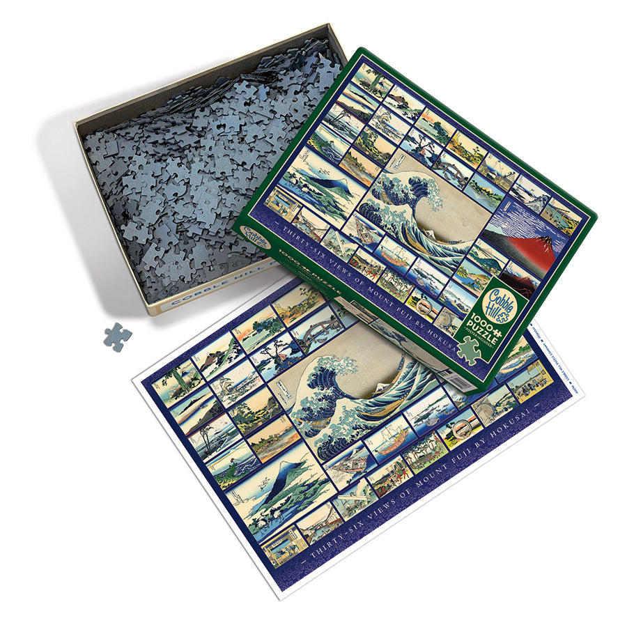 cobble-hill-1000-piece-hokusai-puzzle-1000-teile-japan-kunst image 3