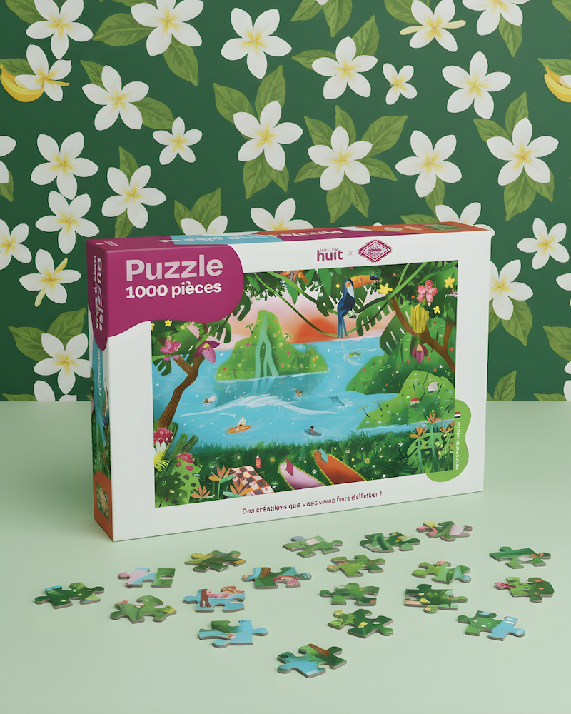 lundi-en-huit-puzzle-pitisdessins-1000-teile-puzzle-sonnenuntergang image 4