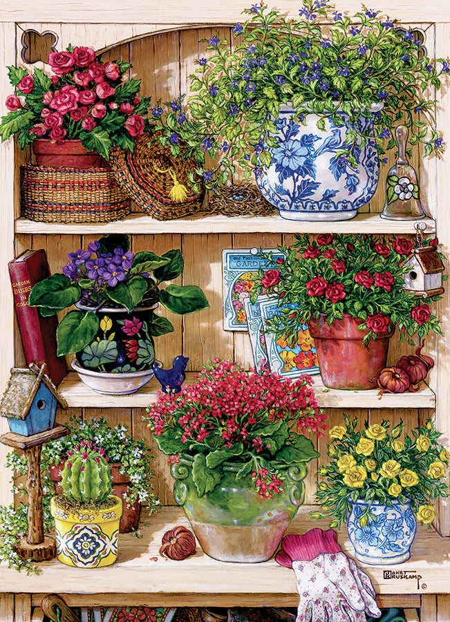 cobble-hill-flower-cupboard-puzzle-500-teile-blumenregal image 2