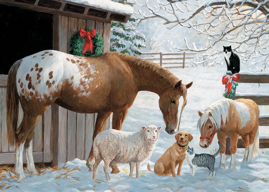 cobble-hill-barnyard-greetings-35-teile-rahmenpuzzle image 3