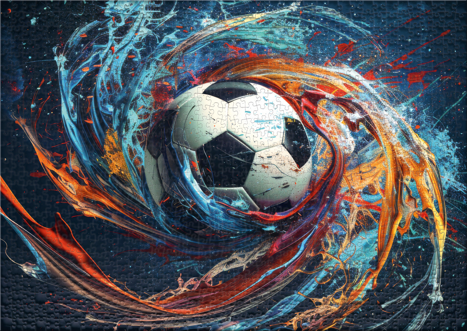 ulmer-puzzleschmiede-spin-1000-teile-fu-ball-puzzle-illustration image 2