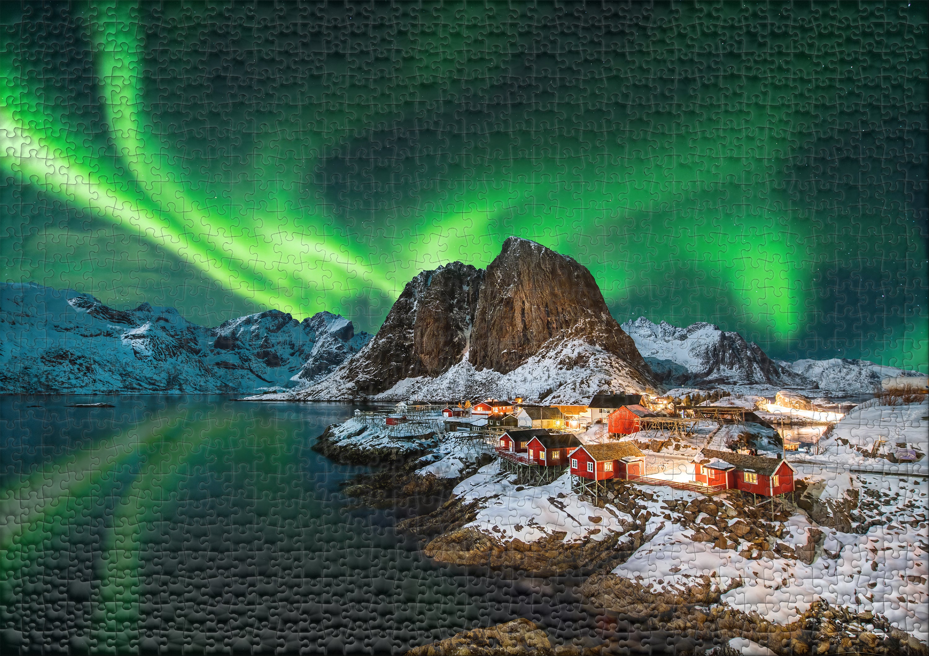 ulmer-puzzleschmiede-aurora-borealis-puzzle-1000-norwegen image 2