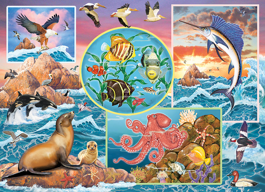 cobble-hill-family-pieces-350-ocean-magic-puzzle-350-teile-meer image 2