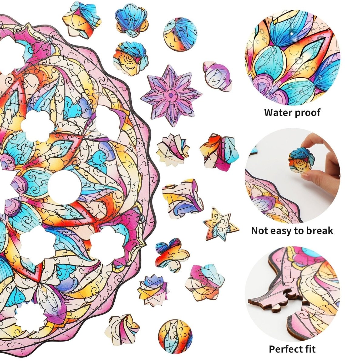 kaayee-wooden-puzzle-datura-flower-holzpuzzle-medium image 2