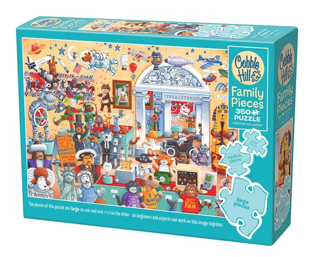 cobble-hill-family-pieces-cats-and-dogs-museum-puzzle-350-teile image 1