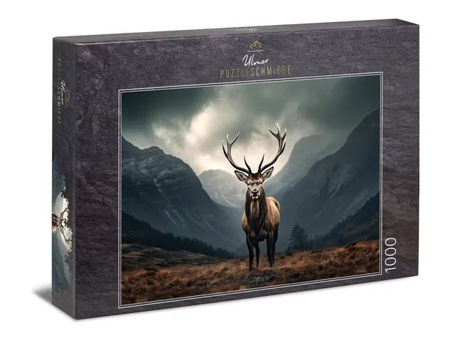 ulmer-puzzleschmiede-lord-of-the-valley-1000-teile-hirsch-puzzle image 1