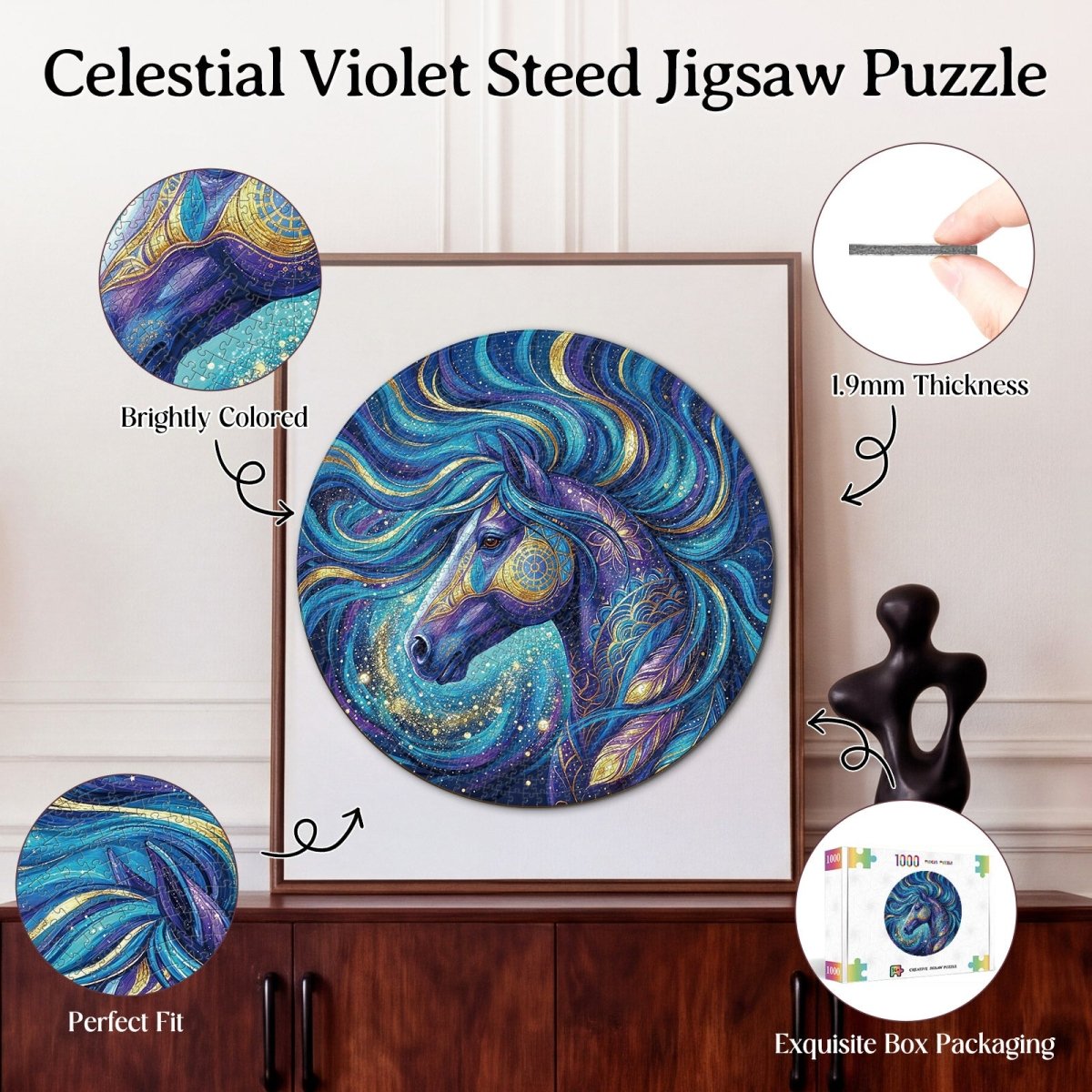 kaayee-celestial-violet-steed-1000-teile-puzzle-eco image 3