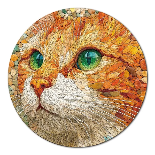 kaayee-cardboard-puzzle-pebble-cat-1000-teile-katzen-rund image 1