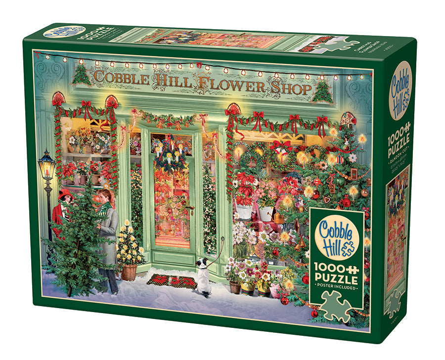 cobble-hill-christmas-flower-shop-puzzle-1000-teile-weihnachten image 1