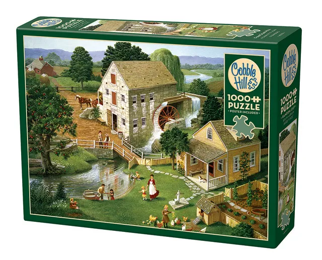 cobble-hill-four-star-mill-puzzle-1000-teile-bauernhof image 1