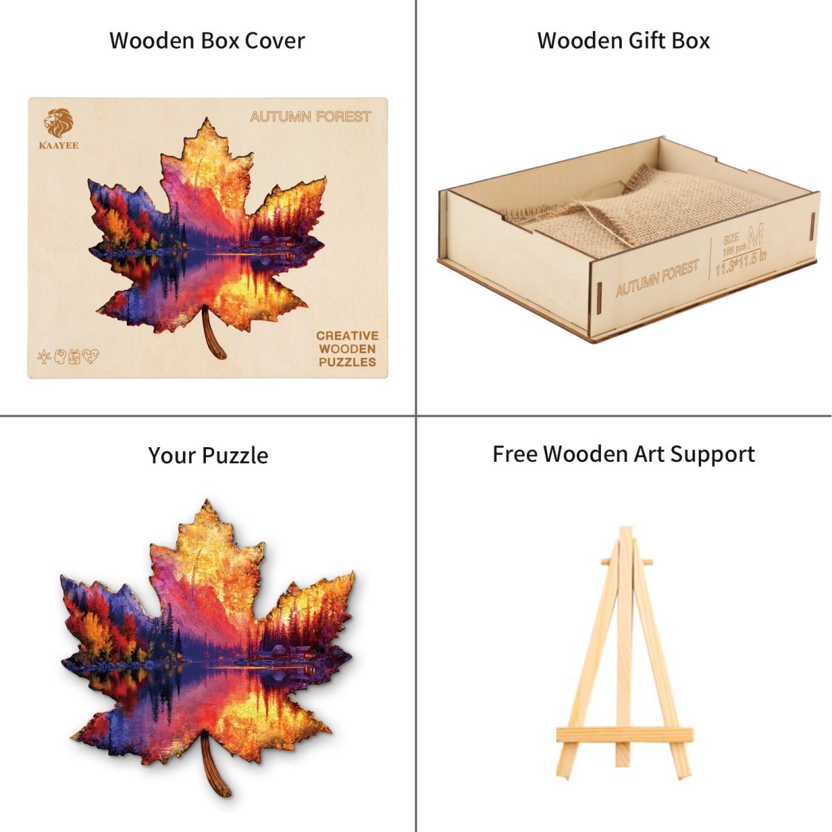 kaayee-wooden-puzzle-autumn-forest-holzpuzzle-medium-blatt image 6