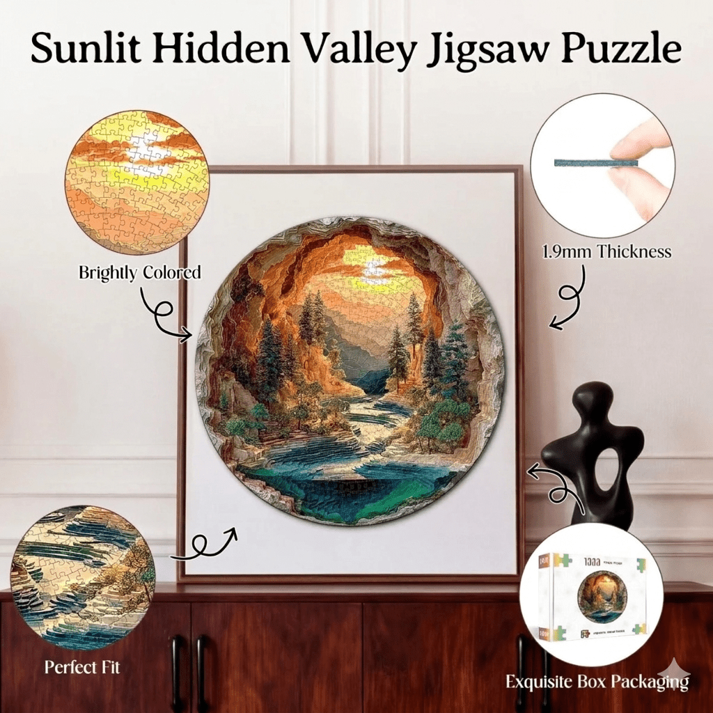 kaayee-sunlit-hidden-valley-puzzle-1000-teile-eco image 3