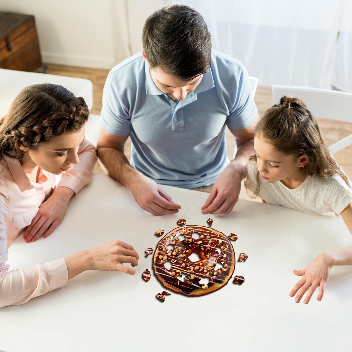 kaayee-wooden-puzzle-chocolate-donut-holzpuzzle-small image 6