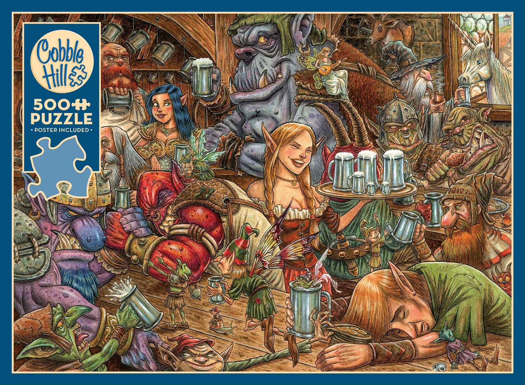 cobble-hill-500-brewing-up-trouble-puzzle-500-teile-fantasy image 1