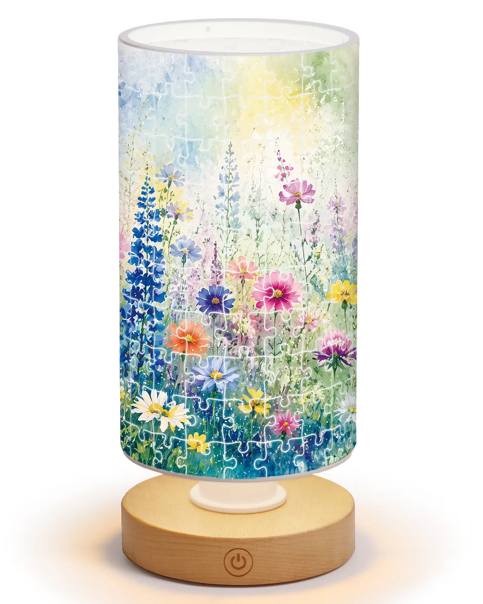 kaayee-night-light-meadow-acryl-puzzle-nachtlicht-zylindrisch image 1